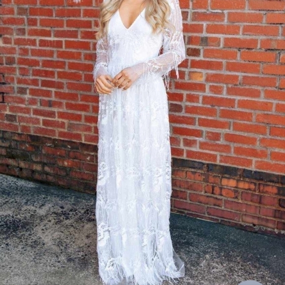 Southern Fried Chics White Maxi Dress - Picture 2 of 12